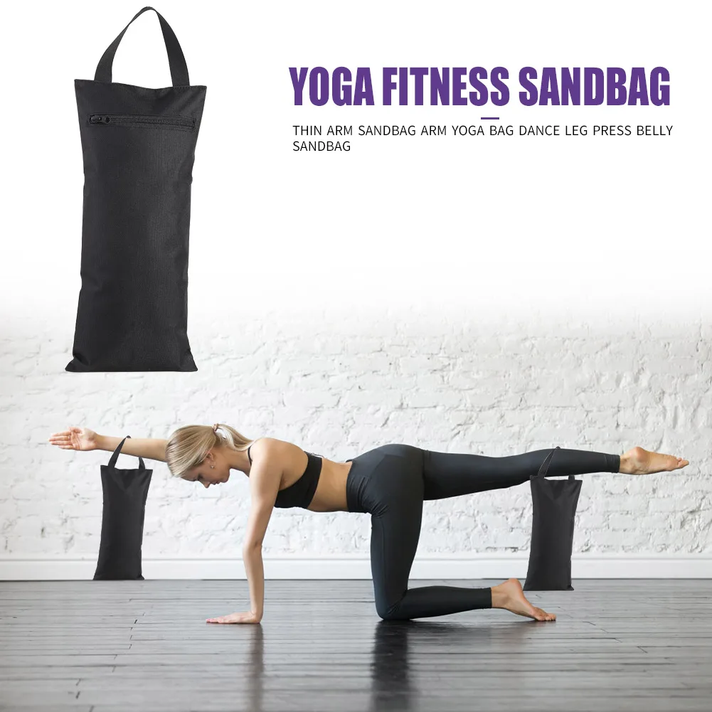 Sacca Yoga Pesata Vuota Con Tasca Interna Per Esercizi Body Building E Fitness