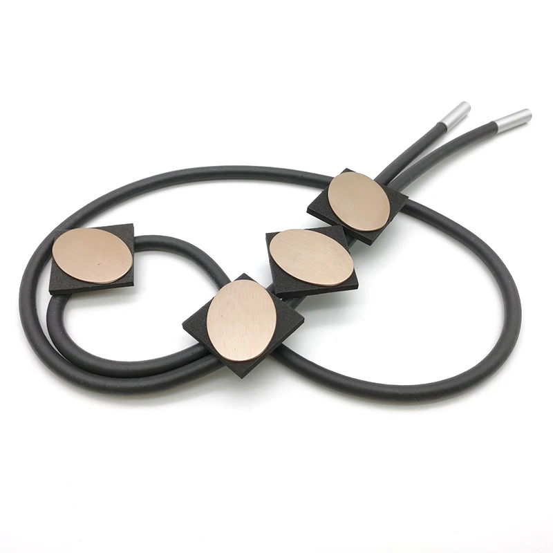 

YD&YDBZ Vintage Long Style Necklaces Rubber Sheet Aluminum Sheet Pendant Necklaces Statement Women Cocktail Party Jewelry Gift