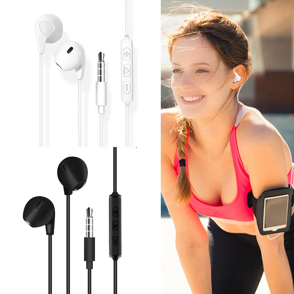 

Wired 3.5mm Earphones With Mic Earphone Line Control Earbuds Gaming Headset For Huawei Xiaomi Android Tablet Headphone In Ear