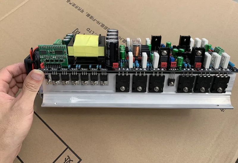 12V battery high power 1200W+1200W power amplifier board