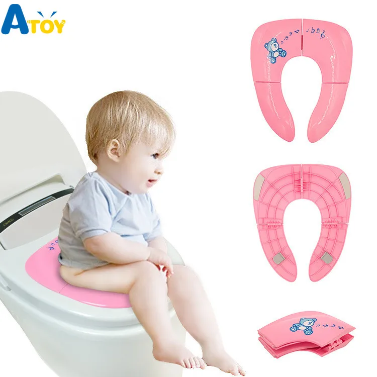 Siège de pot pliable pour bébés | Siège de toilette Portable, siège de formation, coussin d'urinoir, tapis de pot de voyage pour enfants
