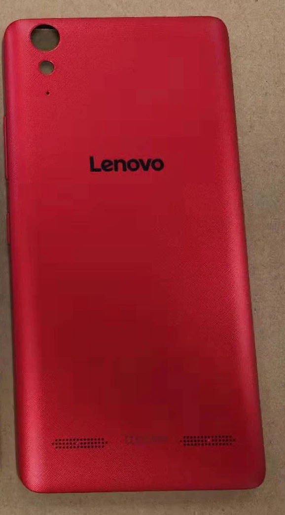 Для lenovo A6010 Задняя крышка батареи Официальный чехол для lenovo K3 с кнопками громкости питания Корпус Запасные части - Цвет: Красный