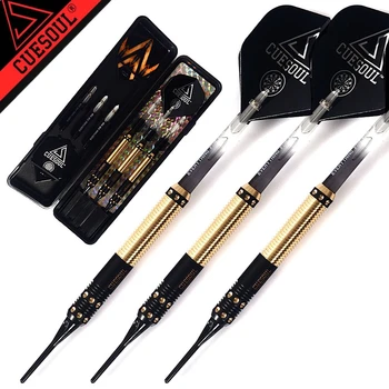 

CUESOUL Dragon Series Soft Tip Darts 3PCS/set 18g 15cm Professional Electronic Tip Point Dart Set with Black Dardos Flights