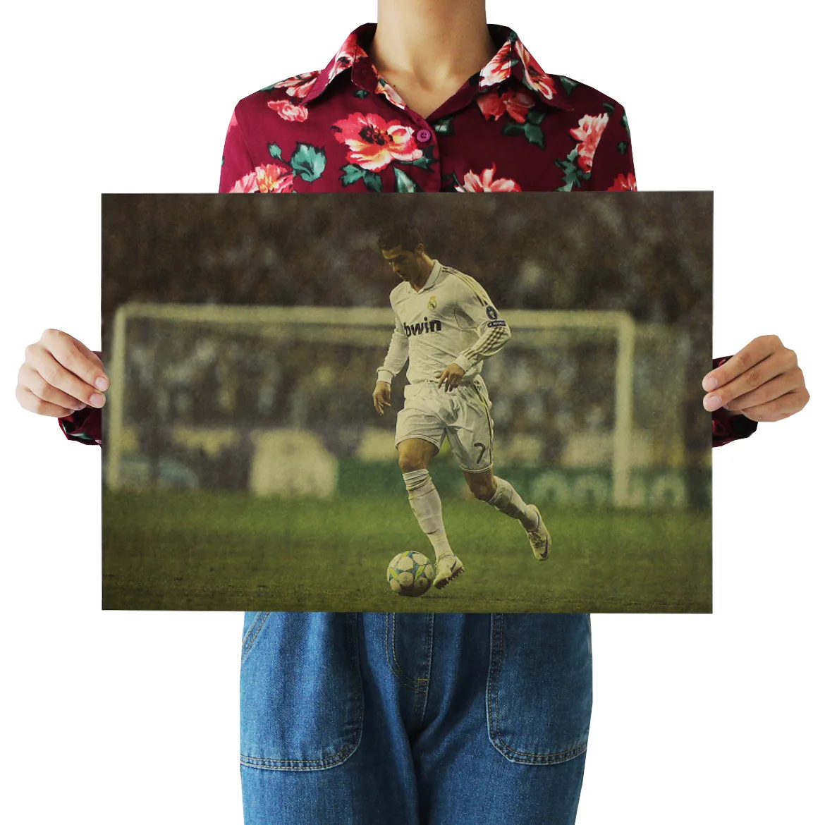 

[D308] C Luo Nostalgic Retro Kraftpaper Poster Indoor Bar Cafe Decorative Painting