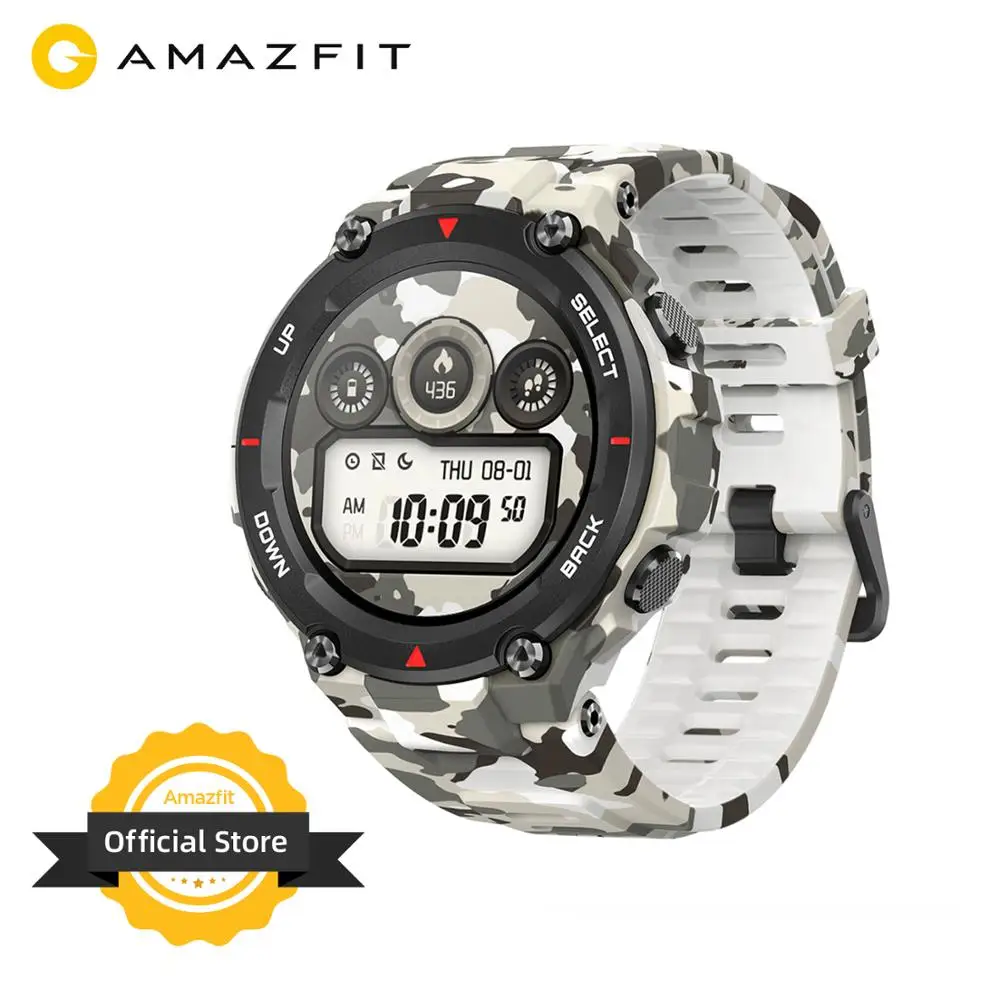 Новинка 2020 CES глобальная версия Amazfit T rex T rex умные часы прочный корпус смарт часы GPS/ГЛОНАСС 20 дней батарея для телефона Android|Смарт-часы| | АлиЭкспресс