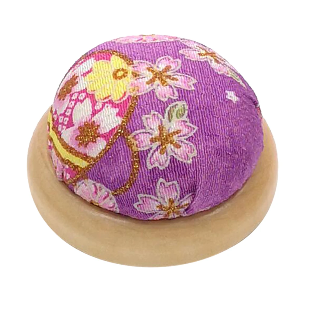 Wood Bottom Base Needle Pin Cushion Pillow Holder Sewing Craft Stitch Needlework Cloth pin Holder Needlework DIY Craft