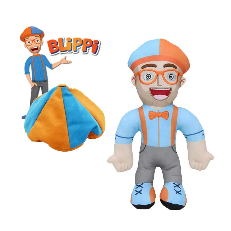 30 см Blippi плюшевые куклы мягкие игрушки для малышей Подарок Косплей из