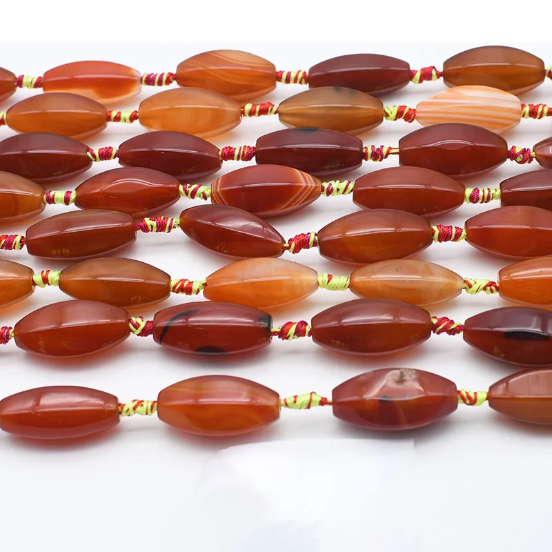 2strands/lot Faced smooth Oval Candy color agate natural stone beads For DIY Necklace Bracelet Jewelry Making 15