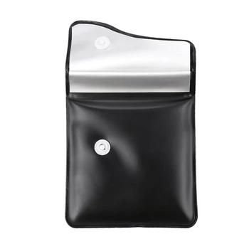 

4Pcs Portable Mini Ashtray Outdoor Pocket Flame-retardant Ashtray with Lid Key Chain Accessories(Black)