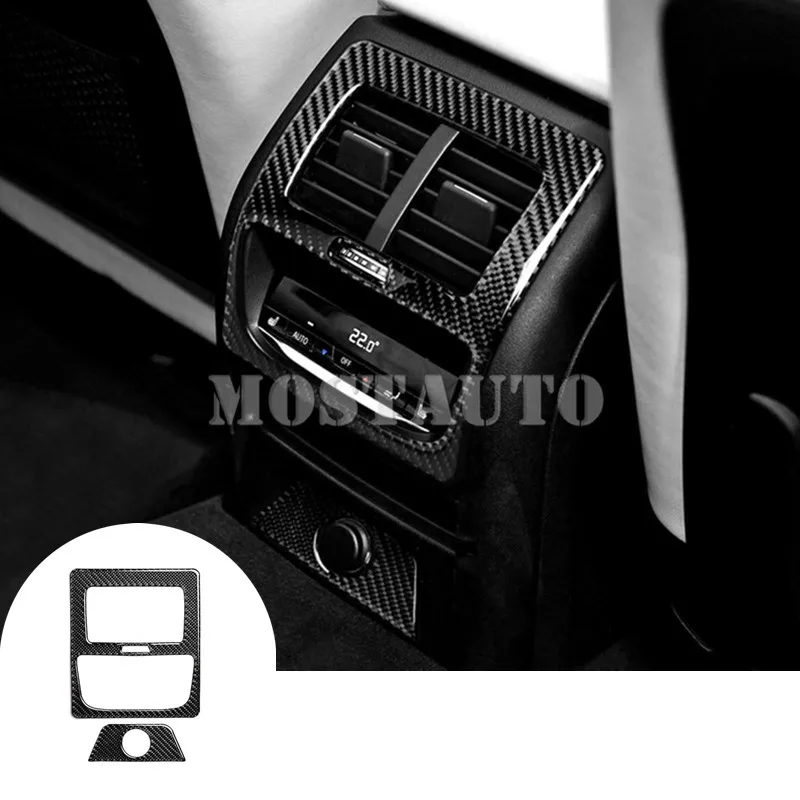 Консоль из углеродного волокна для BMW X3 G01 X4 G02 задняя крышка вентиляционного