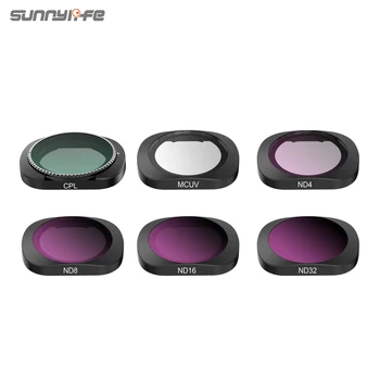 

3/4/6 Pcs Sunnylife FIMI PALM MCUV CPL ND ND4 ND8 ND16 ND32 Lens Filter Set For FIMI PALM Gimbal Camera Accessories