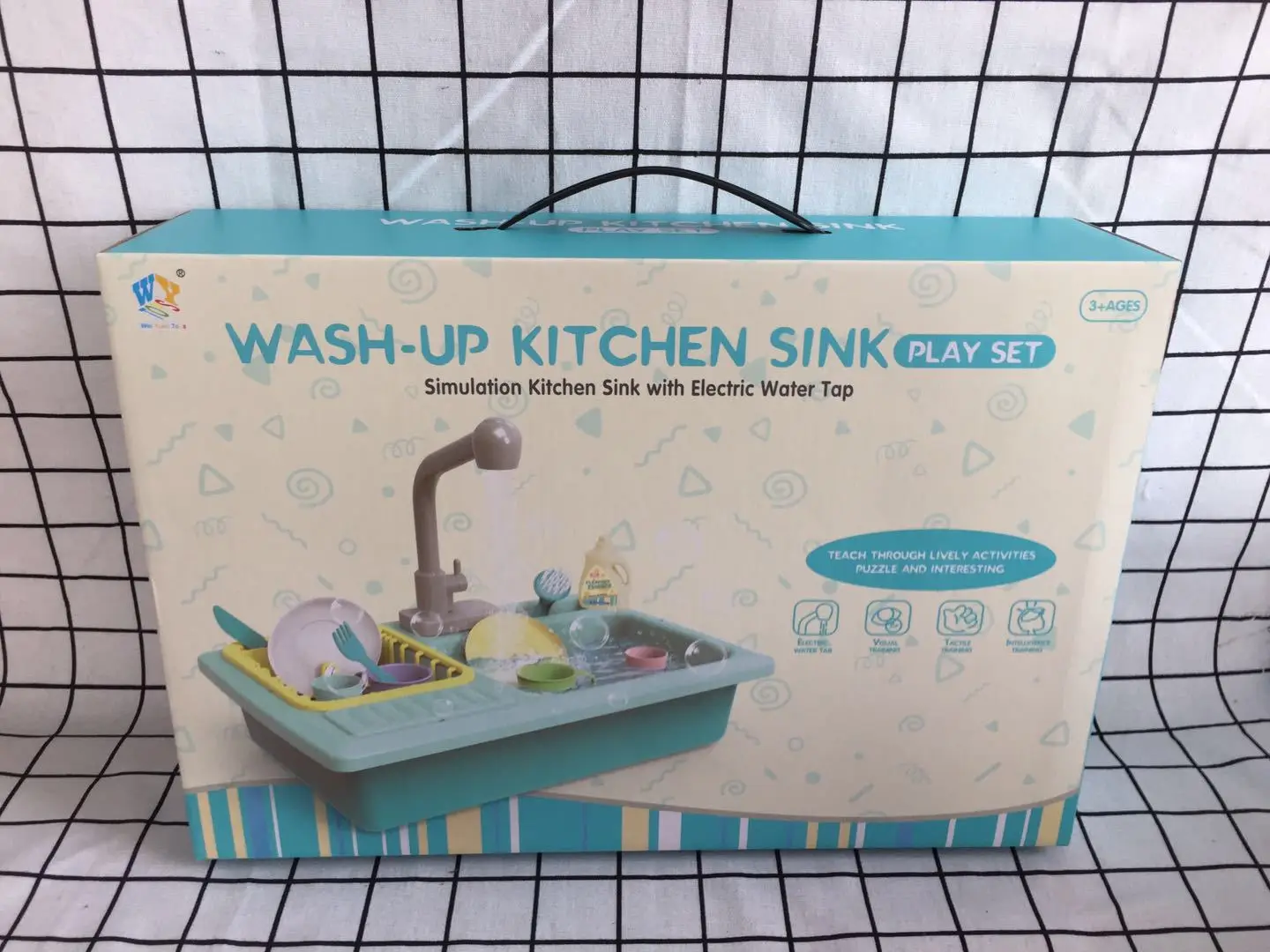 

Douyin Hot Selling Children Early Childhood Educational Play House Model Kitchen Toy Multi-seat Interactive Play Toy Set