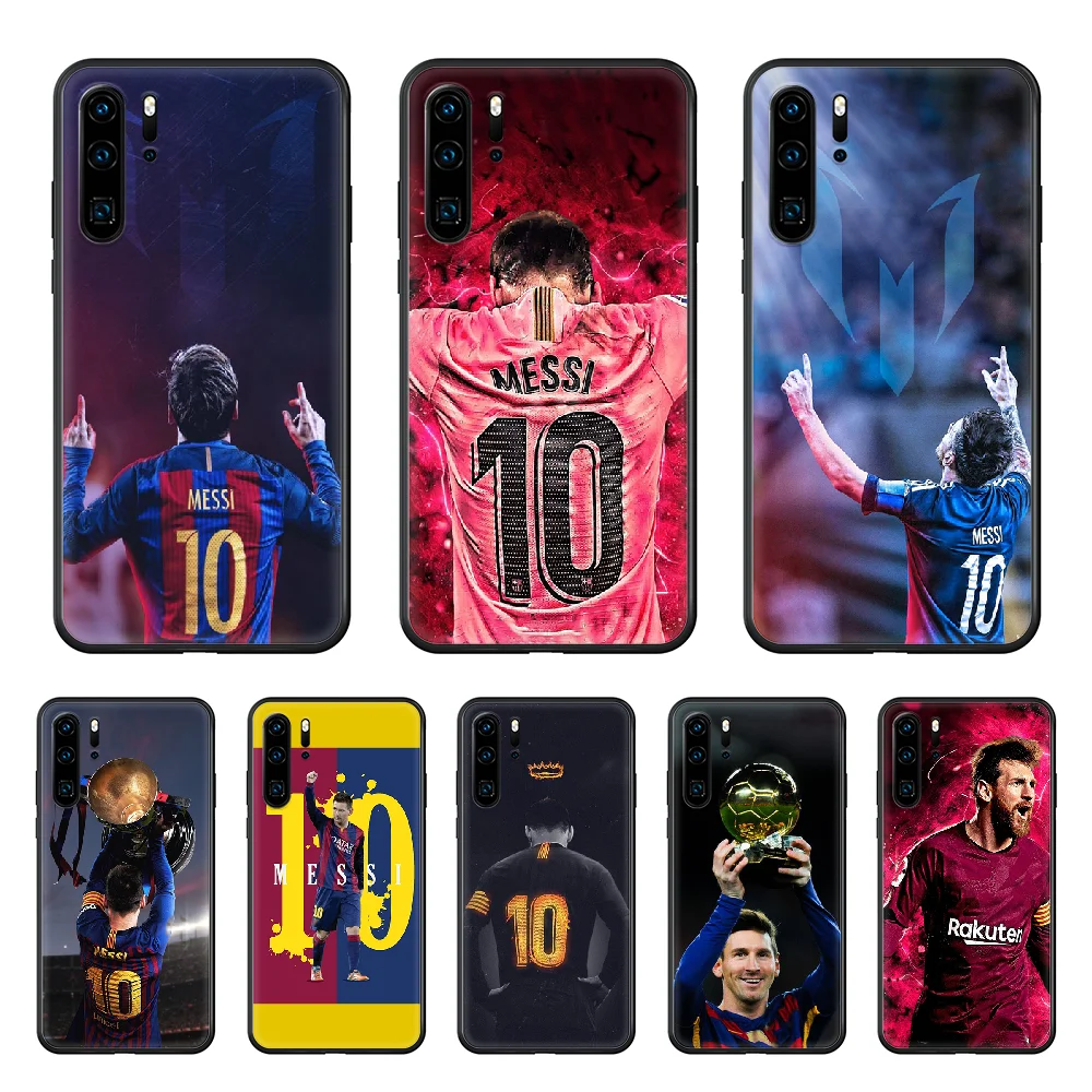 Спортивный чехол для телефона с Месси футбола huawei p 8 9 10 20 30 40 P pro Smart 2019 Z lite mini