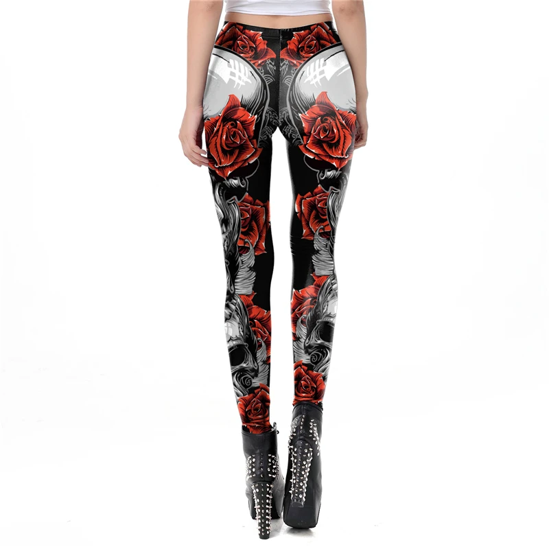 Новые леггинсы с 3D принтом ужасов женские вечерние костюмы для косплея
