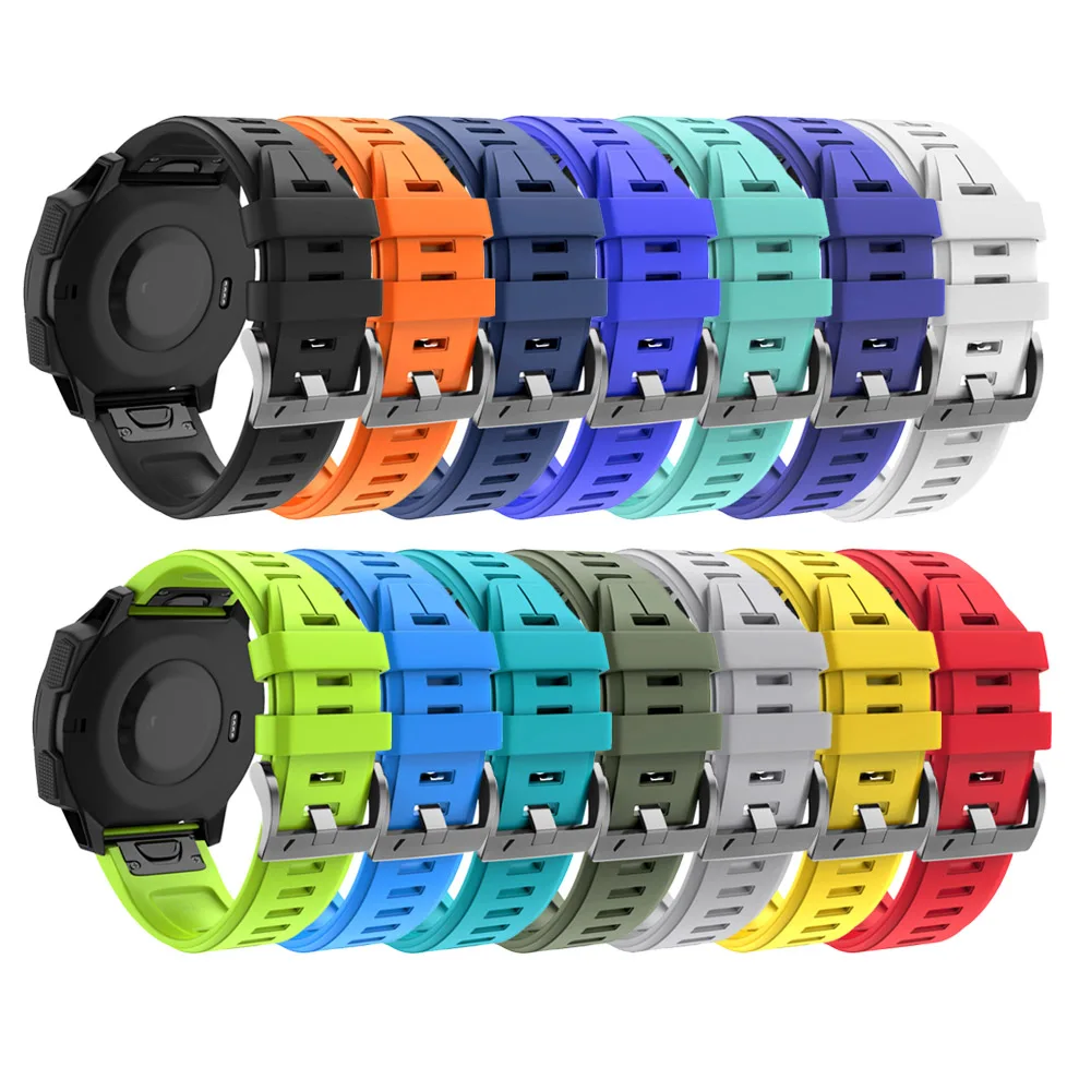 Tschick ДЛЯ Fenix 5 Plus полосы Мягкая силиконовая Замена ремешка часов для Garmin Forerunner 935/Approach S60/Instinct Smartwatch