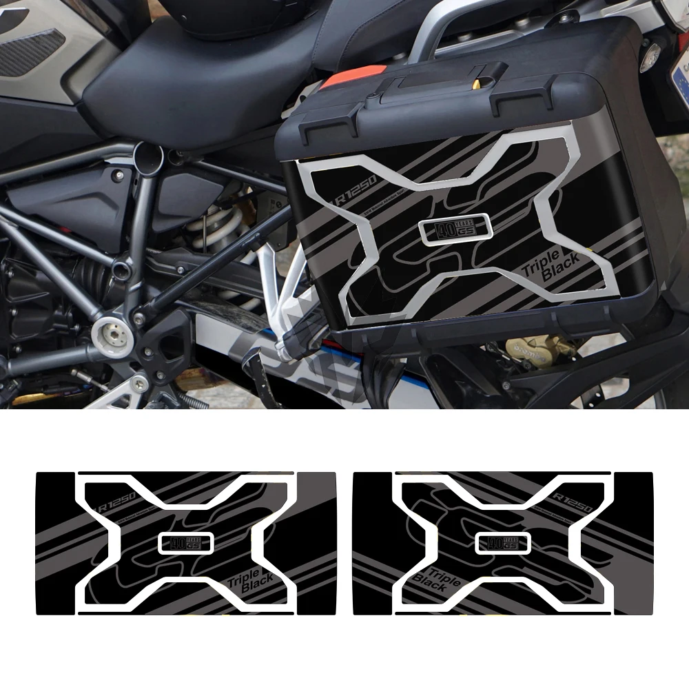 

Motorcycle Sticker Case for BMW Motorrad Vario Case 2013-2020 W/ R1250GS R1200GS 40 Year GS Decals