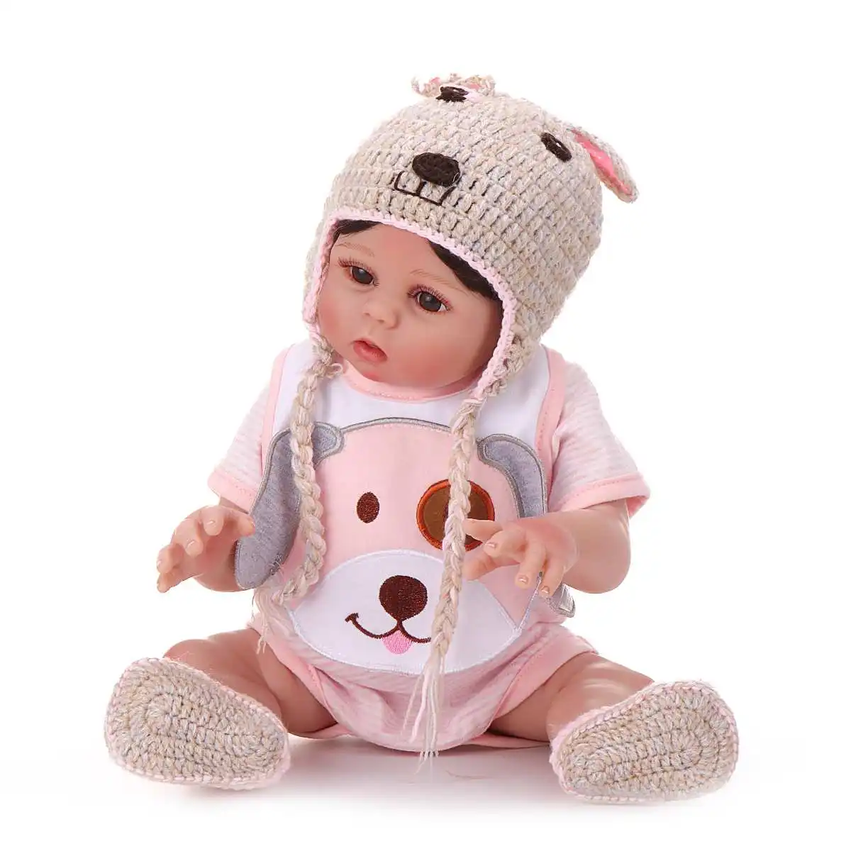 Pickwoo bebes кукла-реборн 48 см, кукла-Реборн, милая кукла на все тело, Мягкая силиконовая Реалистичная мягкая кукла для малышей, игрушка для ванны, Anatom