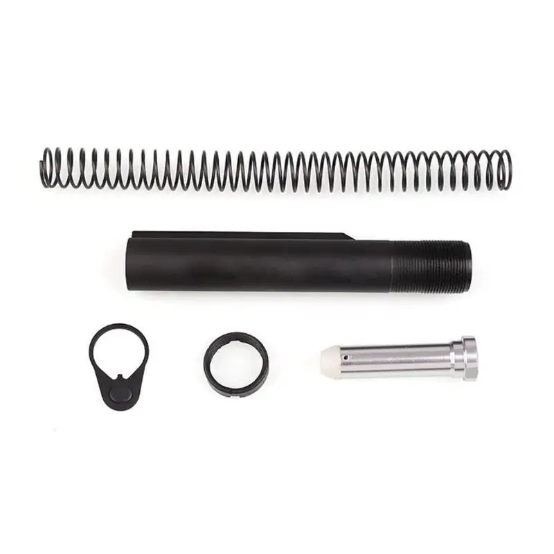 

6 Position Stock (5 Items Combo)AR 15 AR15 Mil-spec 6 Position Buffer Tube Assembly /Kit w/ Mil-spec Size Hunting AR-15