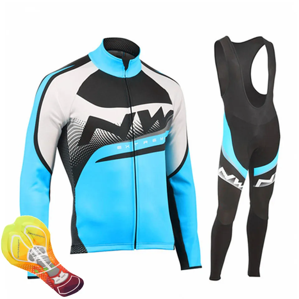 NW костюм Велоспорт Джерси мужские про команды одежда с длинными рукавами горный велосипед для велосипедного спорта Одежда для велоспорта ropa hombre - Цвет: 5