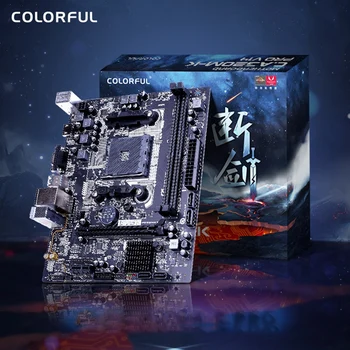 

Colorful A320M-K PRO V14 Motherboard Dual Channel DDR4 2666/2400/2133MHz RAM USB3.0 SATA3.0 6Gb/S for AM4 Interface Processor