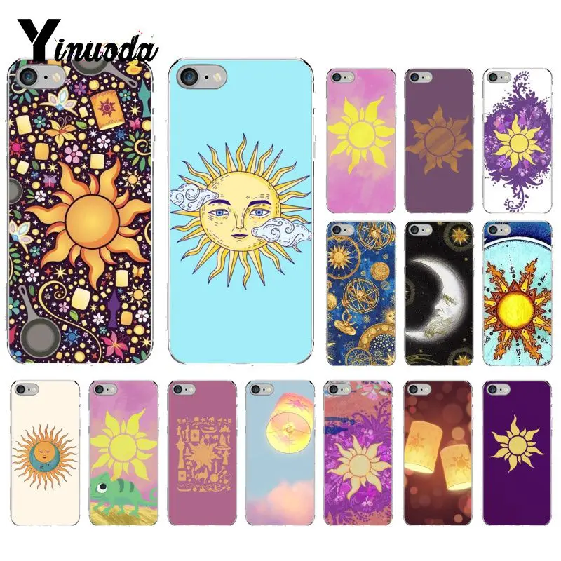 

Yinuoda Tangled princess sun moon DIY Painted Phone Case for iPhone 8 7 6 6S Plus 5 5S SE XR X XS MAX 10 Coque Shell