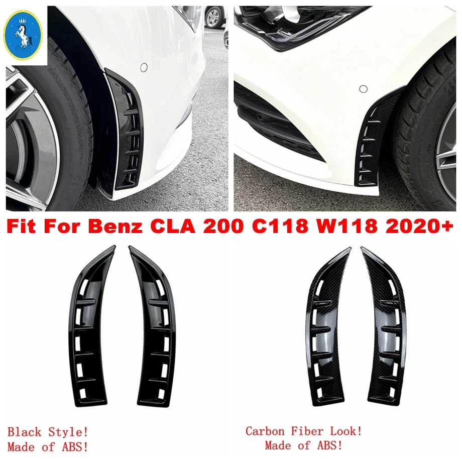 Front Bumper Air Inlet Vent Decorative Protective Strip Cover Trim Exterior Kit For Mercedes Benz Cla 200 C118 W118 2020 2021 Chromium Styling Aliexpress