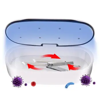 

In Stock UV Nail Sterilizer Box Nail Art Tools Accessory Disinfection Sterilizer Equipment Professional Machine Manicure Set
