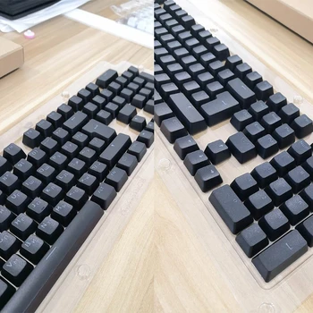 

104 Keycaps Russian Translucent Backlight Keycaps For Cherry MX Keyboard Switch