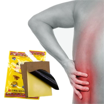 

8 Pcs / 1bags Tiger Balm Medical Plasters Muscular Pain Patch Chinese Meridian Essential Oil Snake Bones Patch Massagem Plaster