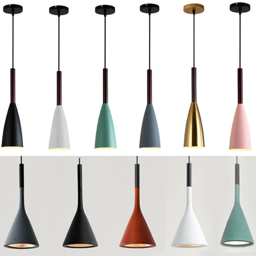 Nordic Pendant Lights Modern Hanging Lamps Minimalist Simple Light Multicolor Lamp 3 Heads for Kitchen Dining Room coffee bar | Освещение