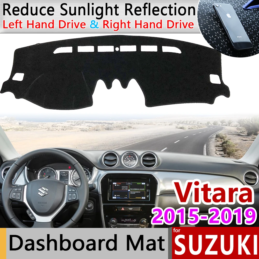 Для Suzuki Vitara LY 2015 2016 2017 2018 2019 Escudo спортивный Противоскользящий коврик для