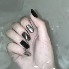 595-кошачий глаз трехцветный прыжок носить Маникюр готовой Продукт xin niang kuan кончик ногтя Поддельные ногти патч Маникюр