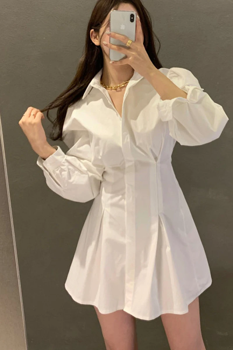 Chic Korean Fashion Women Temperament Office Lady Elegant Work