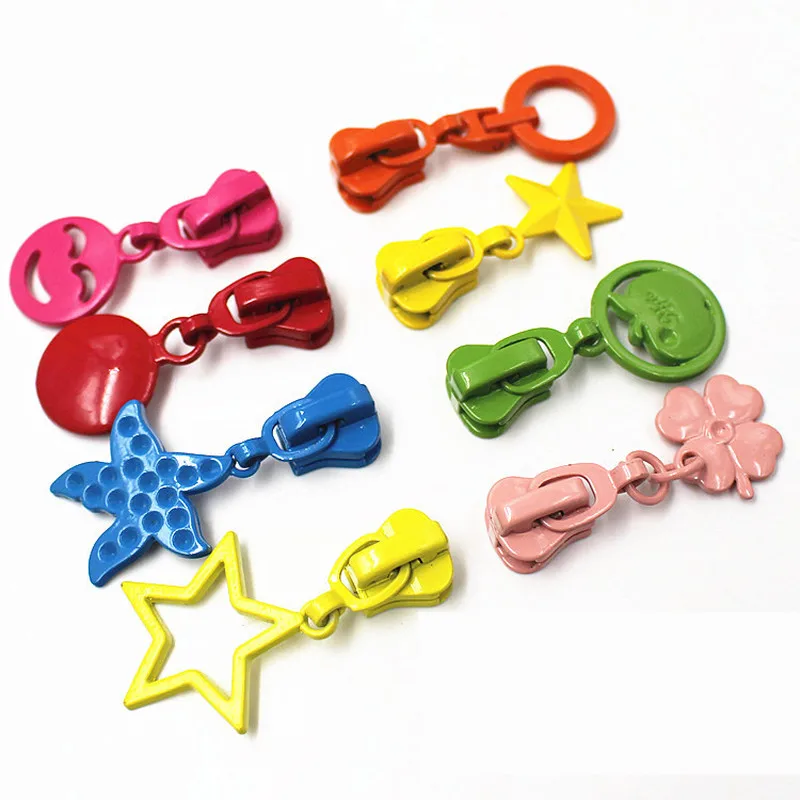 

10pcs Metal Zipper Sliders Universal Instant Fix Zipper Repair Kit Replacement Zip Slider Teeth Zipper Head Garment Bag Accessor