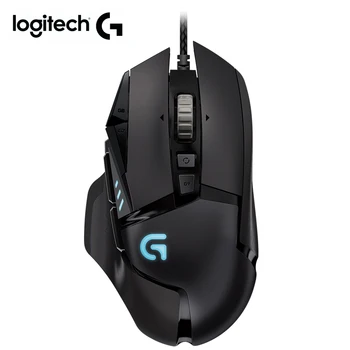 

Logitech gaming mouse G502 PROTEUS SPECTRUM logitech Gaming Mice with 12000DPI RGB TUNABLE mouse for mouse gamer PUBG overwatch