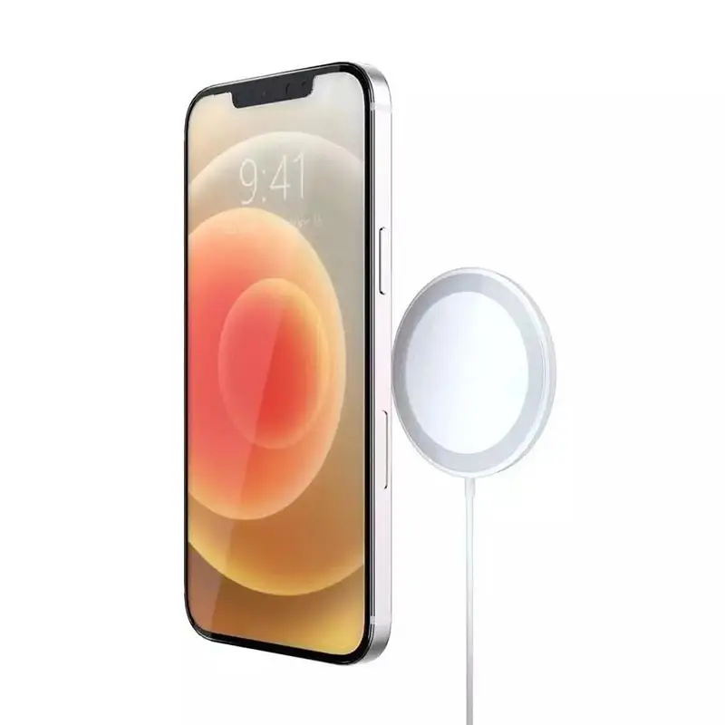 

Magnetic Wireless Charger For iPhone 12 Xs Magsafe Charger For iPhone 12 Pro Max 12 Mini 15W, Wireless Fast Charging with Cable