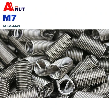 

M7 thread inserts 1D 1.5D 2D 2.5D 3D ,304 stainless steel Micro thread repair insert tools , M7*1.0p ,G003