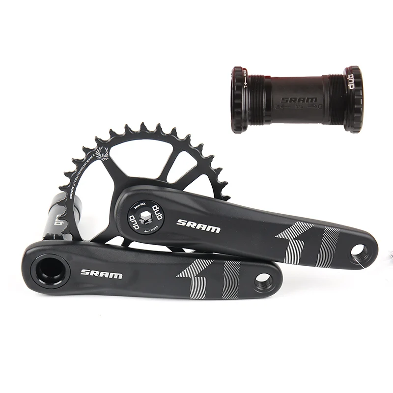 SRAM X1 1000 EAGLE Crankset 12 Скоростей DUB 34T стальная цепь 170 мм 175 мм MTB велосипедный шатун того же уровня, что и SX EAGLE Crank - Цвет: 34T 170 with BB