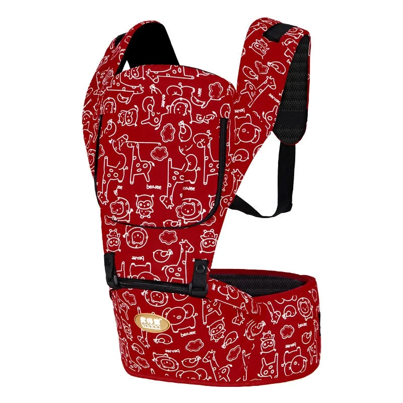 Cartoon Ergonomic Baby Carrier Backpack Infant Hipseat Waist Stool Front Facing Kangaroo Baby Wrap Sling for Travel 3-30 Months
