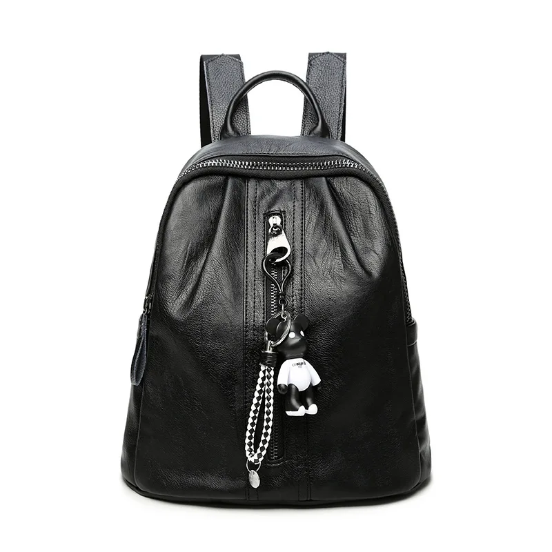 

Backpack Women's 2019 New Style Korean-style Versatile Cool Fashion Street Fashion Casual Backpack Large Capacity Bag