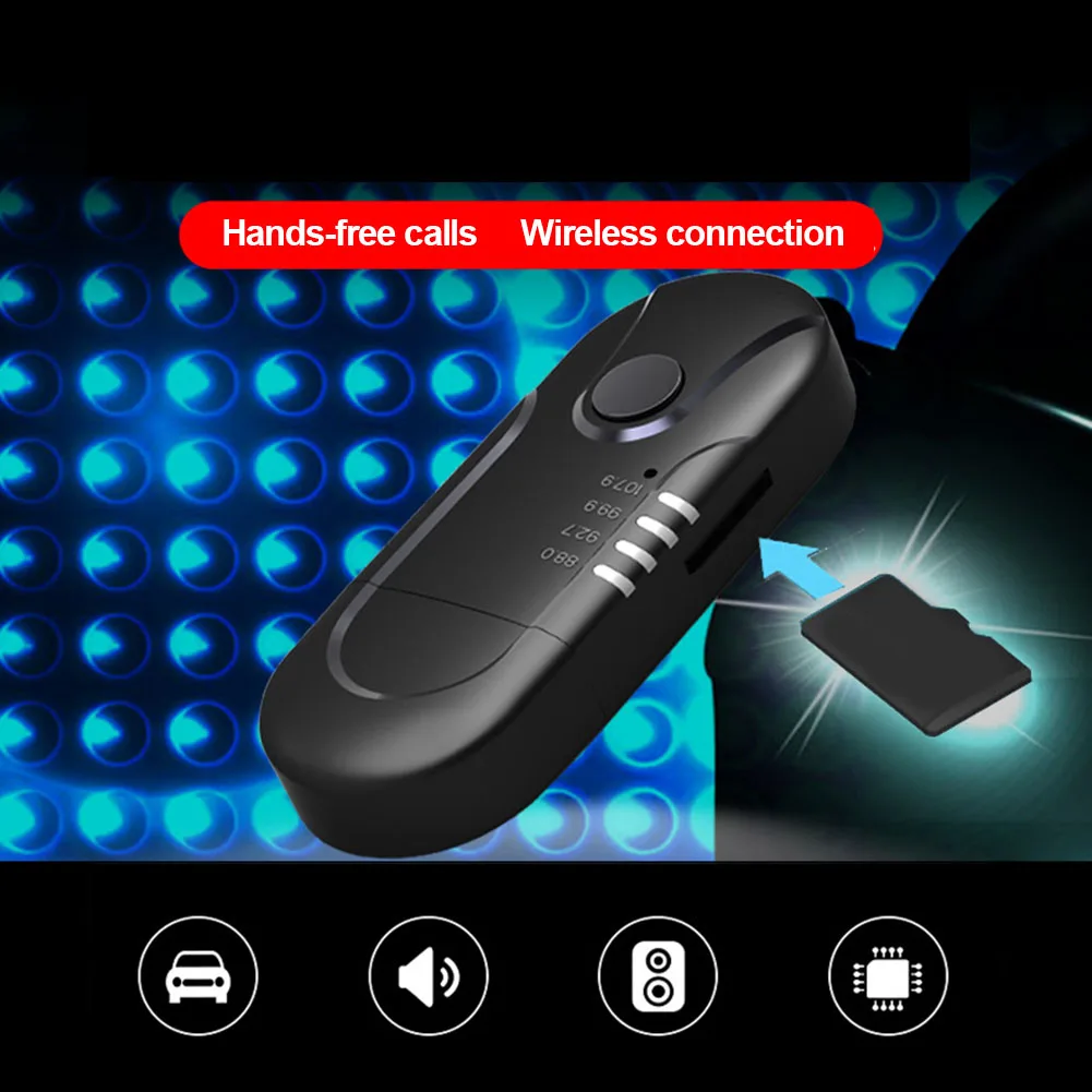

Accessories Bluetooth Wireless Car Music Receiver Radio Mini Portable Handsfree MP3 Player Auto Audio FM Transmitter For BT-08
