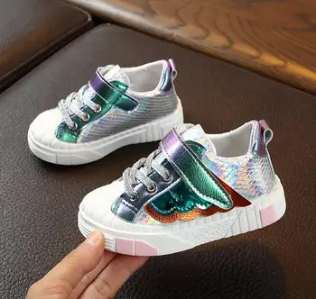 

2020 Children Shoes Fashion Kids Soft Bottom PU Leather Sport Sneakers Baby Autumn Breathable lightweight Toddler Student Shoes