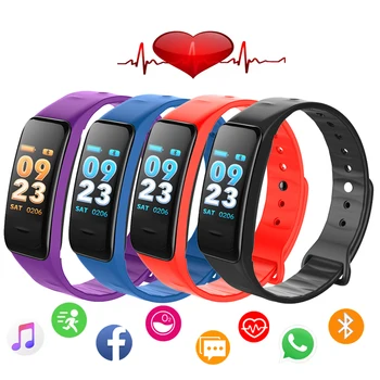 

2020 Sport Smart Bracelet Watch Blood Pressure Heart Rate Sleep Monitor Blood Oxygen Pedometer Waterproof Clock for IOS Android