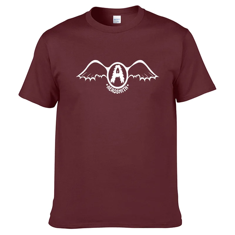 Новая летняя модная футболка «Аэросмит» Hombre rock band, футболка с короткими рукавами, уличная рок, индивидуальная простая одежда, поставщик - Цвет: 10