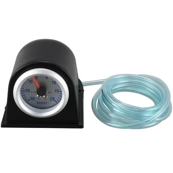 

Turbo Boost / Vacuum Gauge Meter for Auto Car 2" 52mm 0~30in.Hg / 0~20PSI Orange Light With Single Gauge Meter Pod Holder