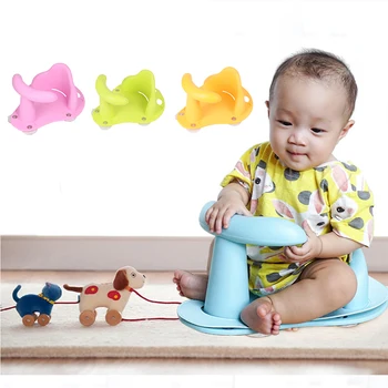 

2019 New Infant Tub Seat Baby Bathtub Pad Mat Chair Safety Anti Slip Baby Care Children Bathing Seat Washing Toys