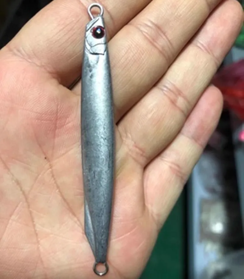 Неокрашенные рыболовные приманки для джиггинга Ufishing с 3D глазами 15 г 40 20 шт./лот