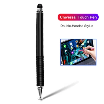 

2 in 1 Mutilfuction Fine Point Round Thin Tip Touch Pen Capacitive Stylus Pen for iPad iPhone All Mobile Phones Tablet