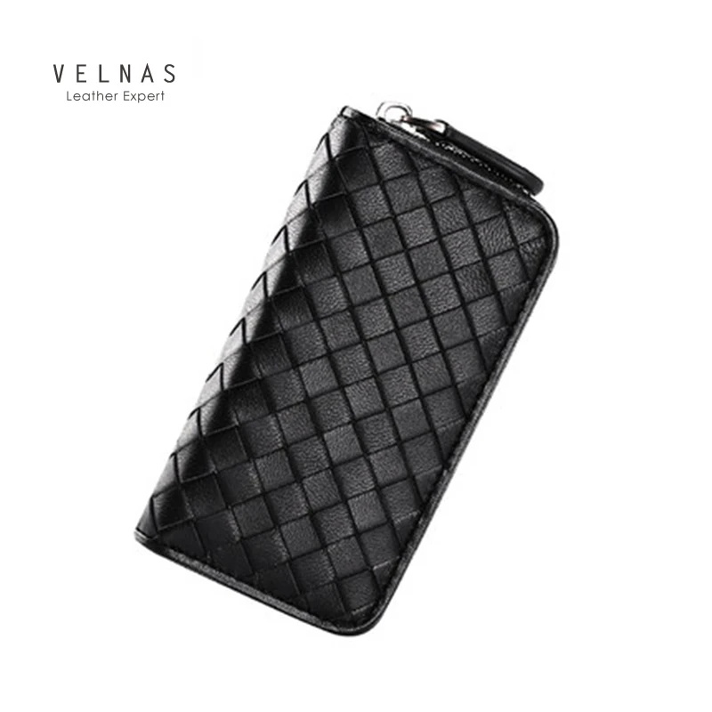 

Genuine Leather Keychain Men Women Key Holder Organizer Pouch Cow Split Car Key Wallet Housekeeper Key Case Mini Card Bag