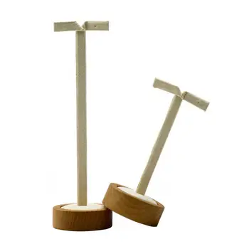 

2pcs Jewelry Rack Microfiber Leather T Shape Jewelry Storage Rack Dispaly Stand Small And Large Size